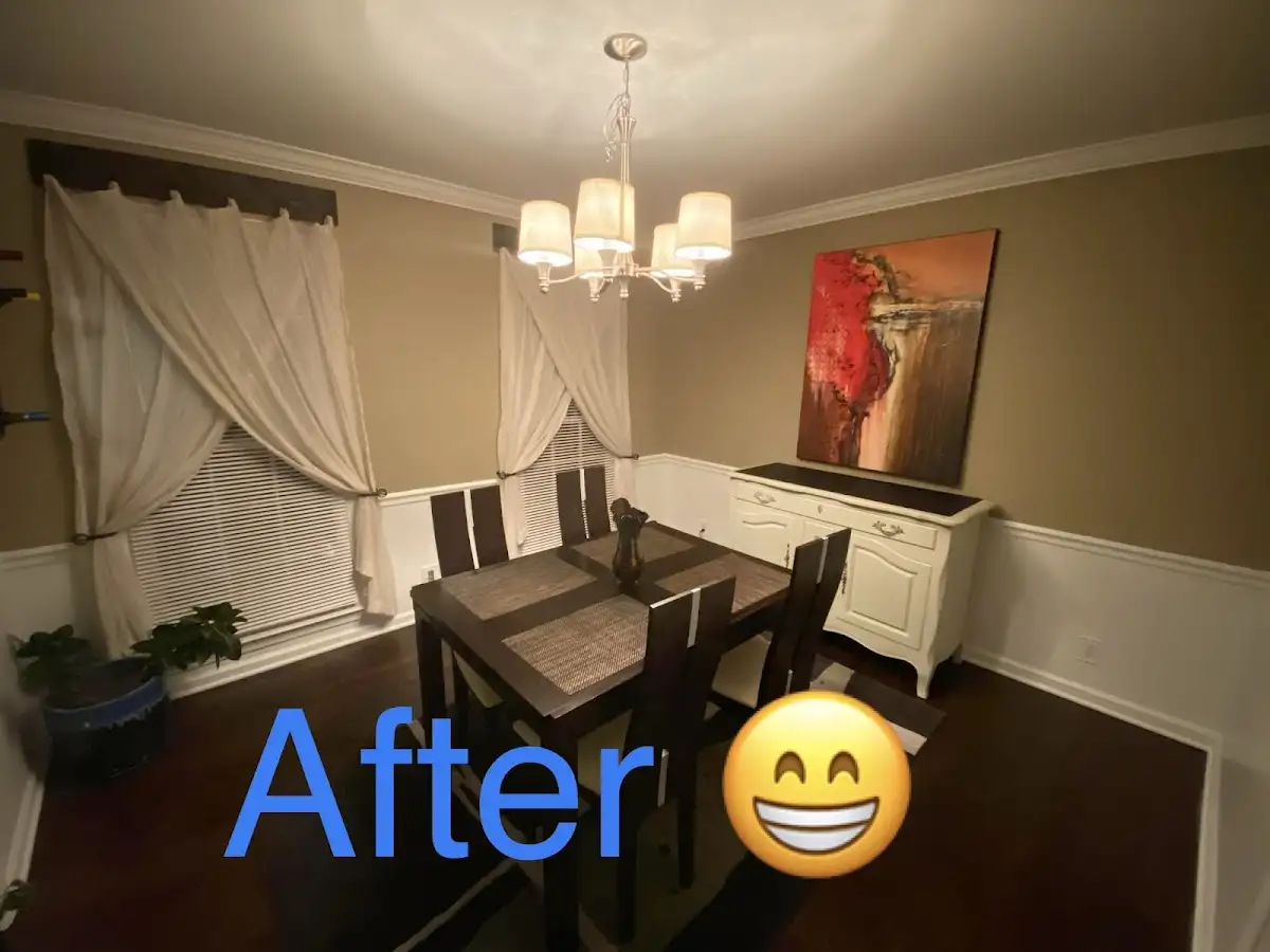 Professional dining room restoration after water damage in Donna